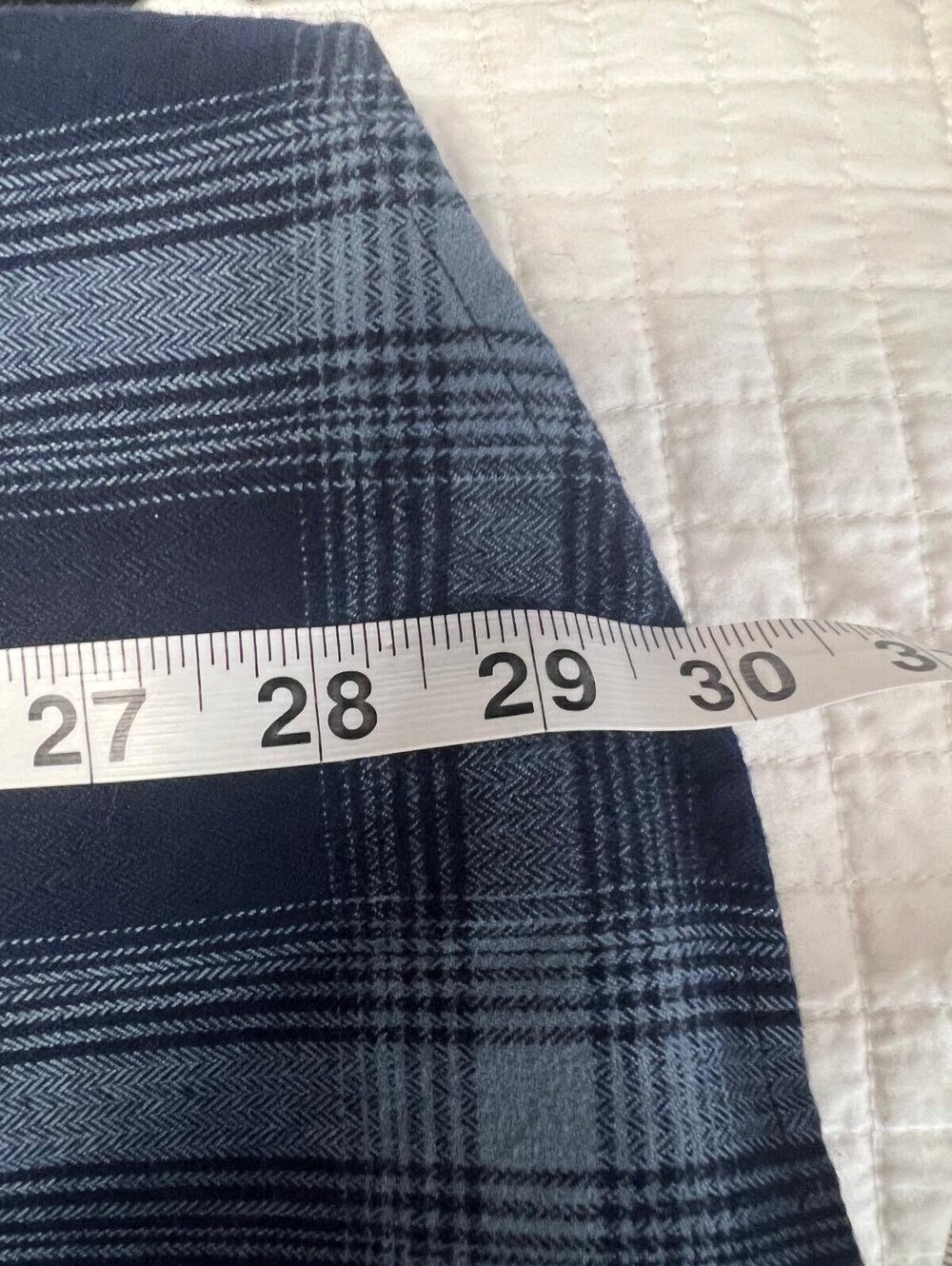 Carhartt Button-Up Plaid Shirt Blue and Brown Small Original Fit - Picture 6 of 11